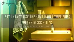 is it okay to use the same hair towel for a week