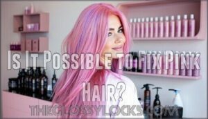 is it possible to fix pink hair