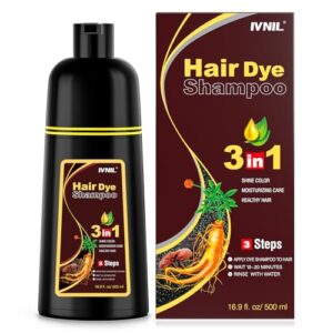 Ivnil Dark Brown Hair Dye B09YLW142V