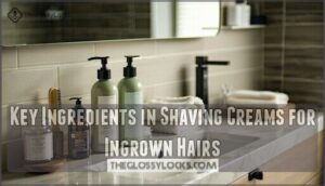 key ingredients in shaving creams for ingrown hairs