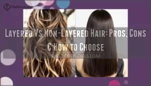 layered vs non layered hair