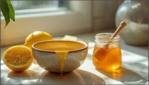 lemon and honey brightening mask