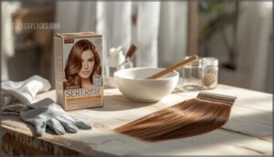 lightening already-colored hair at home with hair dye