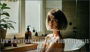 low-maintenance looks for busy lifestyles