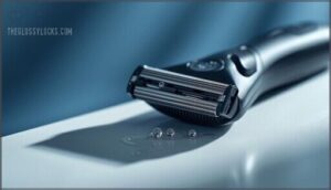 lubricating electric razor blades