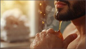 lubricating with shaving oil lubricating with shaving oil