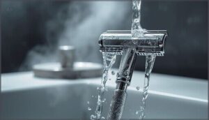 maintaining a clean, sharp razor