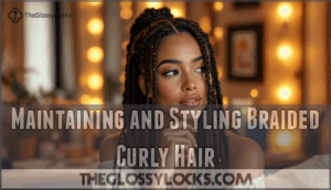 maintaining and styling braided curly hair maintaining and styling braided curly hair