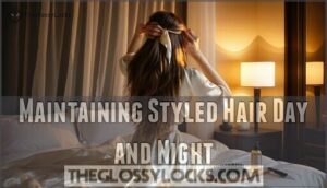 maintaining styled hair day and night