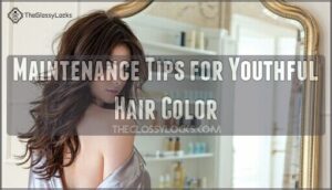 maintenance tips for youthful hair color