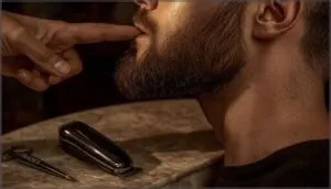 mapping your beard neckline and cheek line