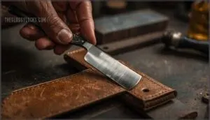 mastering the correct sharpening angle