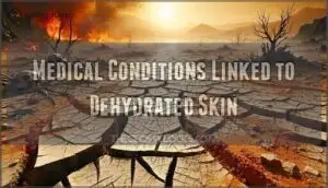 medical conditions linked to dehydrated skin
