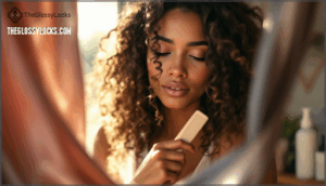 minimizing breakage and frizz