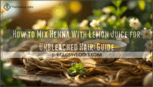 mix henna with lemon juice for unbleached hair mix henna with lemon juice for unbleached hair