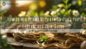 mix henna with lemon juice for unbleached hair mix henna with lemon juice for unbleached hair