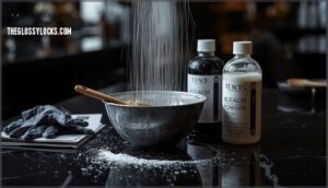 mixing and applying bleach