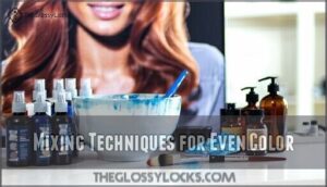 mixing techniques for even color