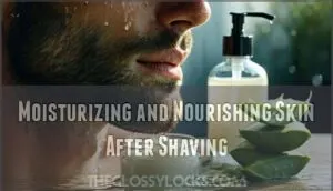 moisturizing and nourishing skin after shaving