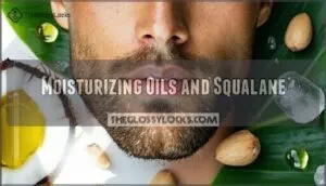 moisturizing oils and squalane