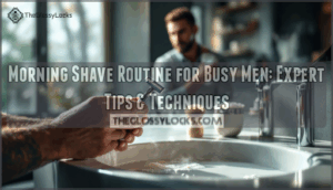 morning shave routine for busy men