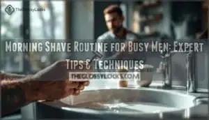 morning shave routine for busy men