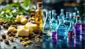 natural vs. synthetic ingredients