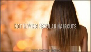 not having regular haircuts