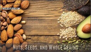 nuts, seeds, and whole grains
