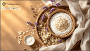 oatmeal and yogurt mask