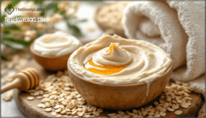 oatmeal face mask for absorbing excess oil