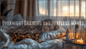 overnight braiding and heatless waves