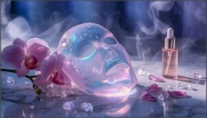 overnight gel masks and color-changing formulas