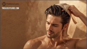 patting vs. rubbing hair dry