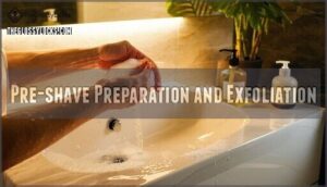 pre-shave preparation and exfoliation
