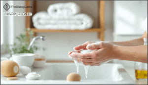 preparing for deep skin cleansing