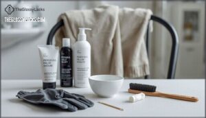 preparing for the root touch up
