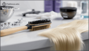 preparing hair for toner application preparing hair for toner application