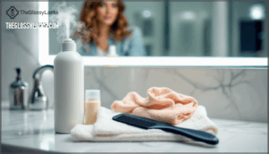 preparing your hair for hair chalk