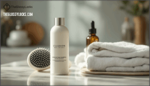 prepping hair for maximum absorption