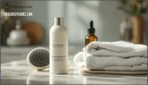 prepping hair for maximum absorption