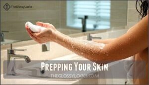 prepping your skin prepping your skin