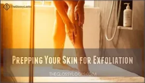 prepping your skin for exfoliation