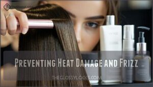 preventing heat damage and frizz