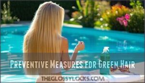 preventive measures for green hair