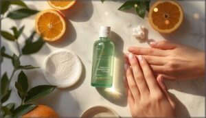 proper application technique to minimize irritation