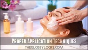 proper application techniques