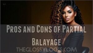 pros and cons of partial balayage