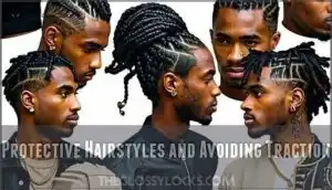 protective hairstyles and avoiding traction