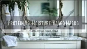 protein vs. moisture-based masks